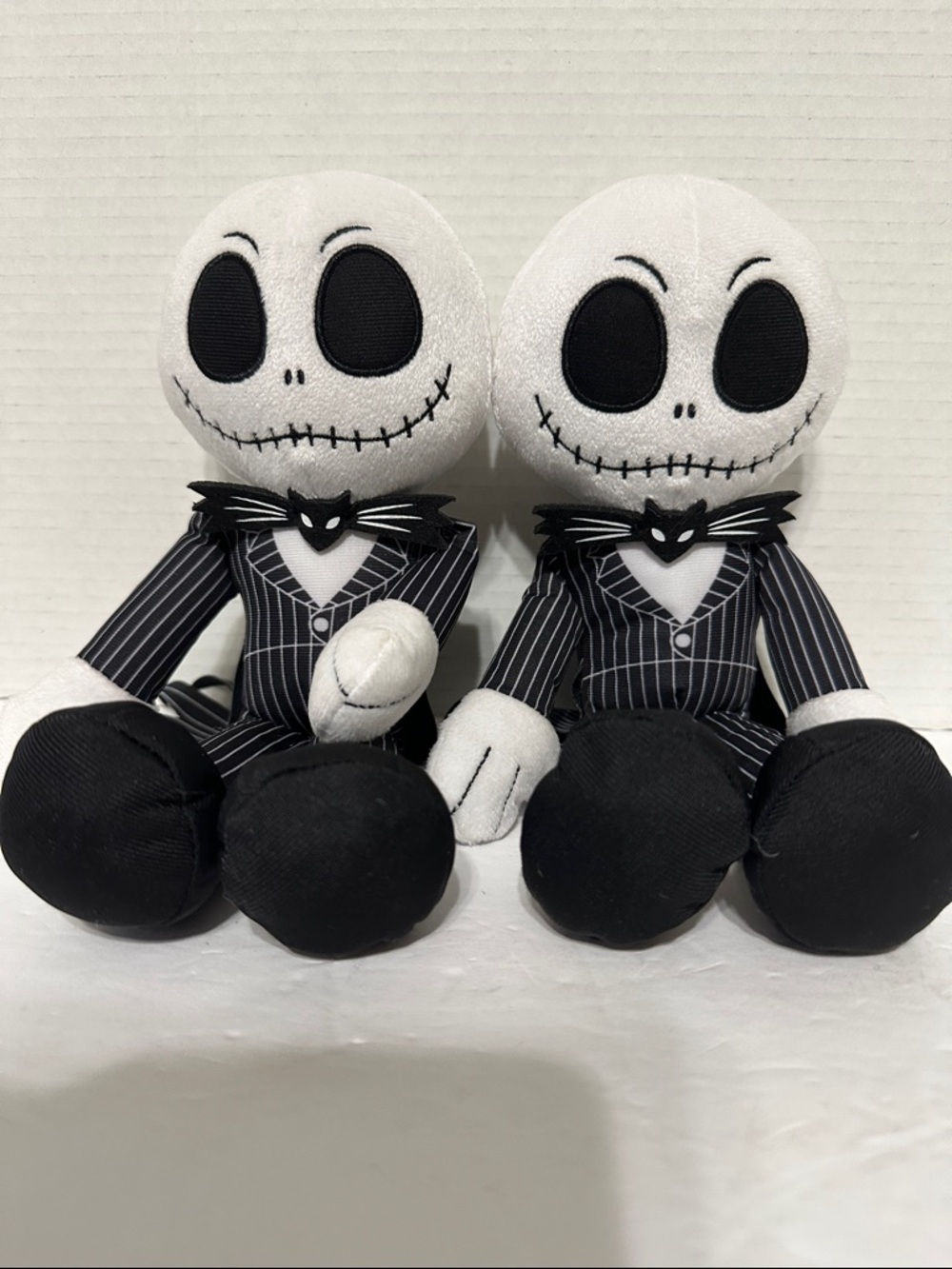 Disney Jack Skellington Plush Pair The Nightmare Before Christmas Tim Burton